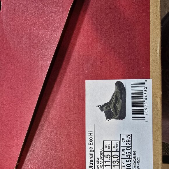 Vans UltraRange EXO Hi MTE-2 Olive Green Waterproof Boots VN0A4BVSDOL SIZE 11.5 - Picture 10 of 14